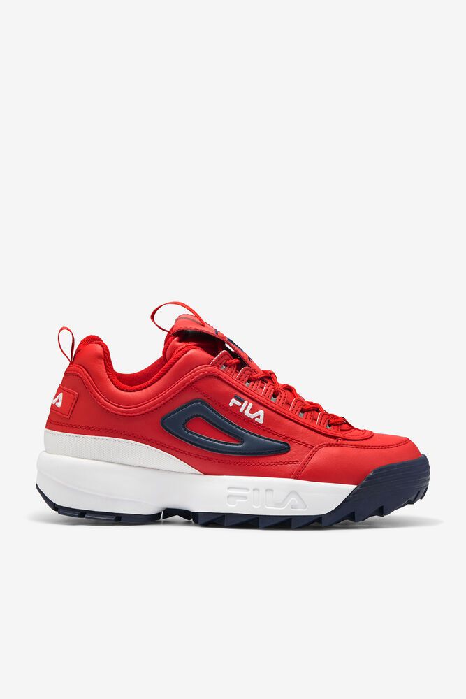 Fila Trainers Mens Red Disruptor 2 Premium - Ireland 50621-YZHW